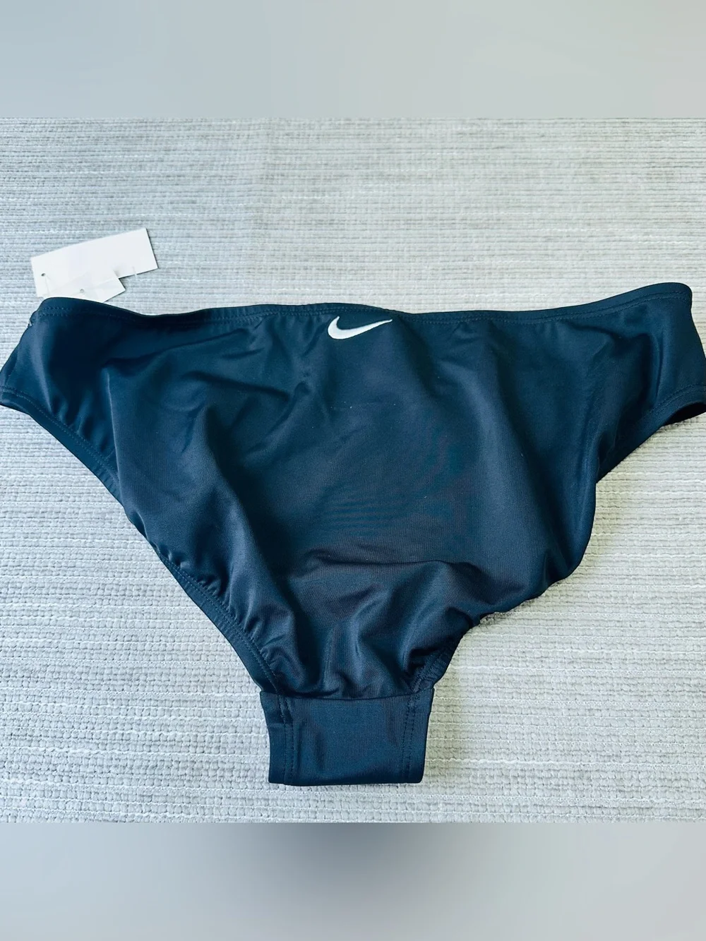 NWT Nike‎ Swim Essential Womens Solid Full Bikini Bottoms XL Black